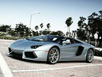 Lamborghini Aventador Roadster Supercar Silver T Wallpaper