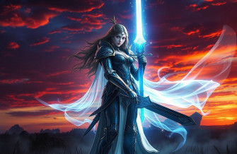 Fantasy Female Warrior Wallpaper
