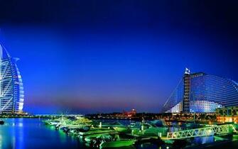 Dubai At Night Wallpaper