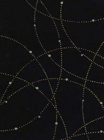 Cheap On Wallpaper Modern Or Retro Black Dot Circles With Faux Sequins