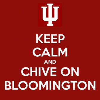 Keep Calm And Chive On Bloomington Carry Image