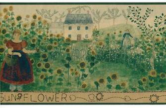 Itm Primitive Country Vegetables Wallpaper