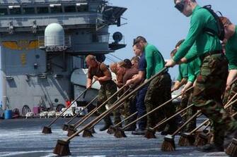 Image Tag Us Navy Sailors Aboard Uss Nimitz Aircraft Carrier