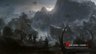 Welcome To Our Gears Of War Feb Check Wallpaper Carmine