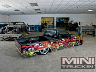 Mini Truckin Wallpaper Toyota Pickup Rear Angle Photo