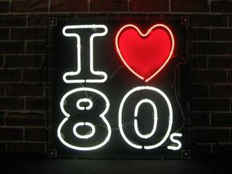 Our I Love 80s Neon Sign Comes With Delivery Plus We Have The