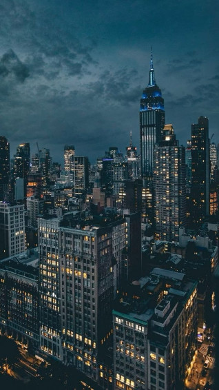 Nyc Night Aesthetic City Lights Wallpaper S