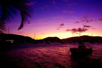Caribbean Island Sunset Desktop Background For HD Wallpaper