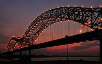 Memphis Arkansas Bridge Wallpaper