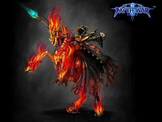 Fire Mage Myth War Online Wallpaper Jpg