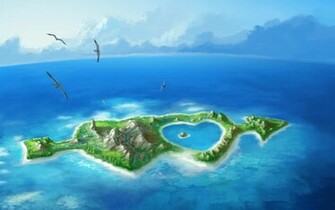 Island Desktop Wallpaper Love