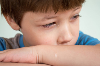 Crying Sad Boy Wallpaper