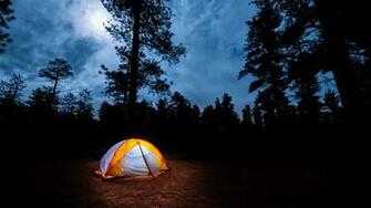 Campsite Wallpaper Top Background