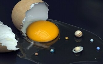 Egg Solar System Wallpaper HD