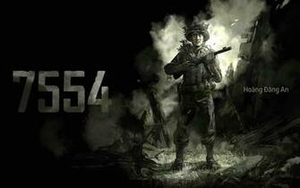 Military Action Fighting War Vietnam Combat Battle Poster Wallpaper