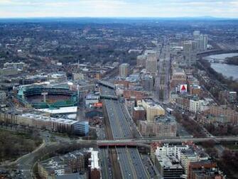 Boston Skyline Wallpaper Fenway The City Of