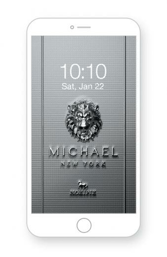 Platinum Lion 3d iPhone Wallpaper Phone For Men