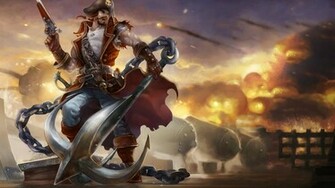 Sea Pirate Desktop Wallpaper