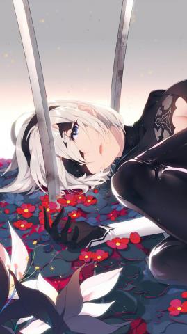 Yorha 2b Nier Automata 4k Wallpaper