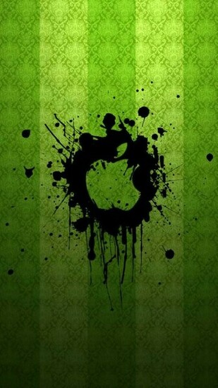Graffiti Apple Logo iPhone Wallpaper Cool