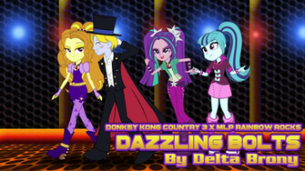 Dkc3 X Mlp Rainbow Rocks Dazzling Bolts By Dashiemlpfim On