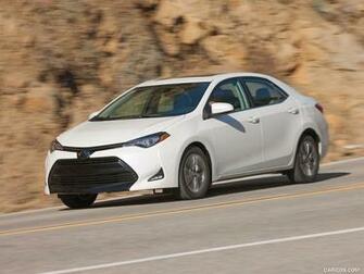 Toyota Corolla Le Eco Super White Front Three