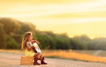 Wallpaper Guitar Girl Song Country Blues Image For Desktop