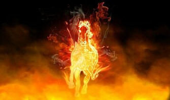 Torrent Fire Horse Screensaver Animated Wallpaper 1337x