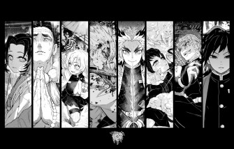 Demon Slayer Manga Background Wallpaper