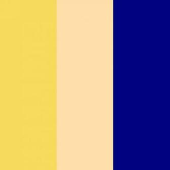Naples Yellow Navajo White And Navy Blue Solid Three Color Background
