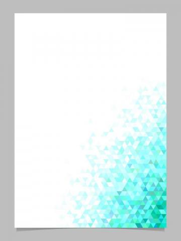Abstract Triangle Brochure Background Template Polygonal