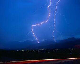 Blue Lightning Jpg Wallpaper Storms Double
