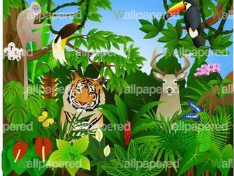 Children S Jungle Wall Mural Kid Wallpaper