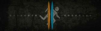 Portal Dual Screen Wallpaper Top