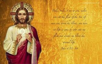 Gallery For Gt Catholic Wallpaper Eucharist