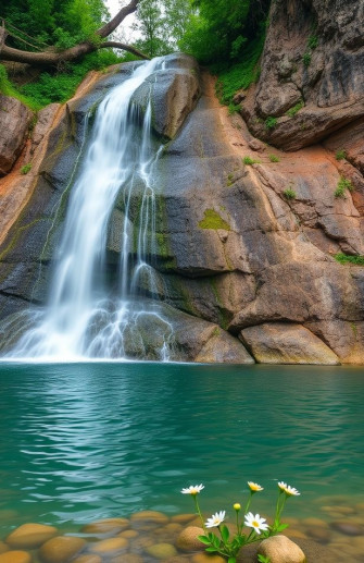 Waterfall Wallpaper With Sound