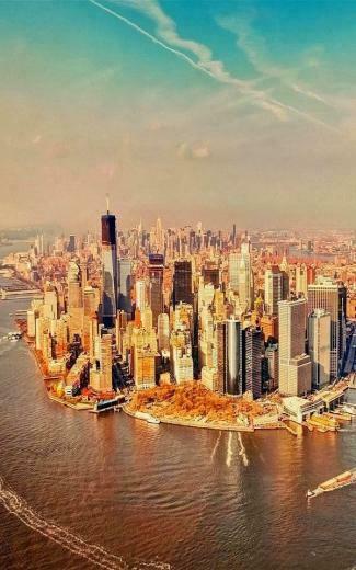Bird S Manhattan New York City Wallpaper