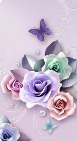 Gralyne Watkins On Wallpaper Floral Roses Pretty