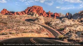 Valley Of Fire Highway Nevada 4k Wallpaper
