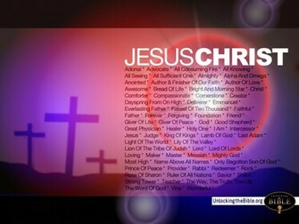 The Names Of God Jesus Christ Jpg