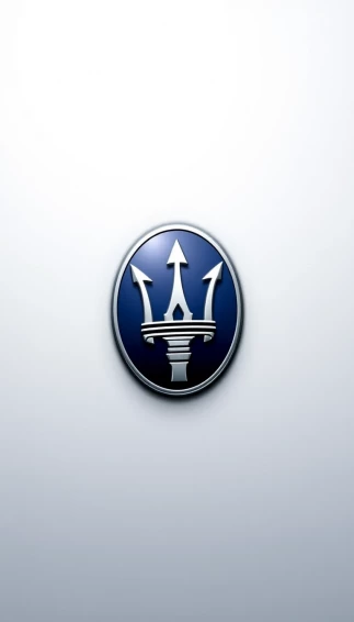 Maserati Logo Phone Wallpaper