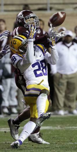 Mills Breaks Up A Pass Intended For Texas M Wide Receiver