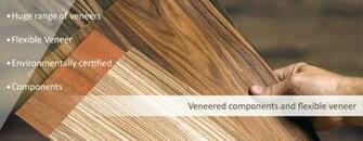 Veneered Components Flexible Veneer