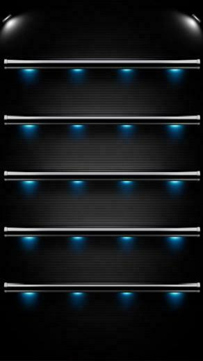 Wallstock Wallpaper iPhone Etageres Neon
