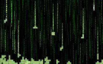 Tetris In Matrix Screen Kipvlz08fu7j0rqw Wallpaper