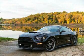 Roush Stage Mustang Modified Black Wallpaper