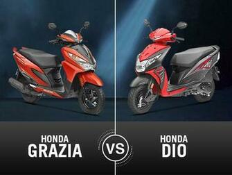 Honda Grazia Vs Dio Comparison On Specifications