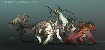 Horsemen By Njoodarksiders Wallpaper