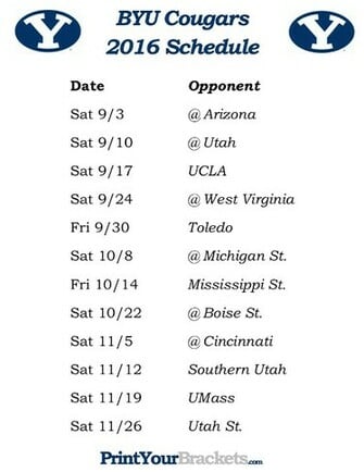 Image Byu Football Schedule Basketball Pc Android