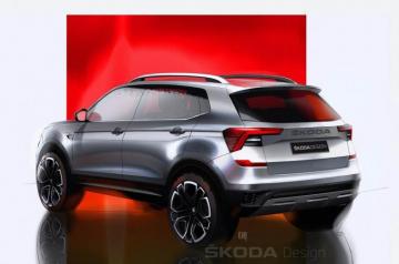 Production Spec Skoda Kushaq Preed Through New Sketch Image